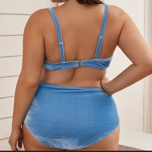 Swim - Blue Velvet High Waisted Bikini XL Swim - Blue Velvet High Waisted Bikini XL